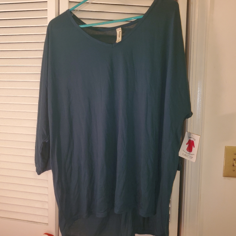 Size 3x Turquoise Tunic
